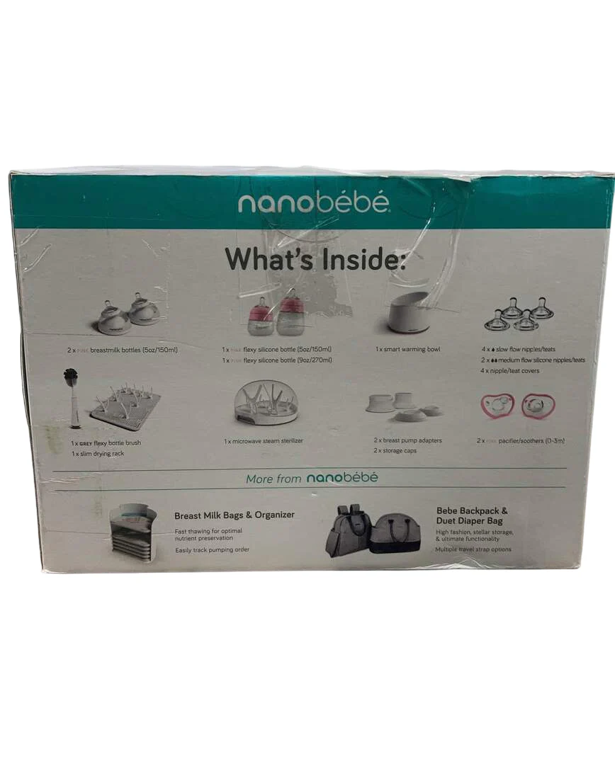 Nanobébé Newborn Gift Set, Pink - Image 4