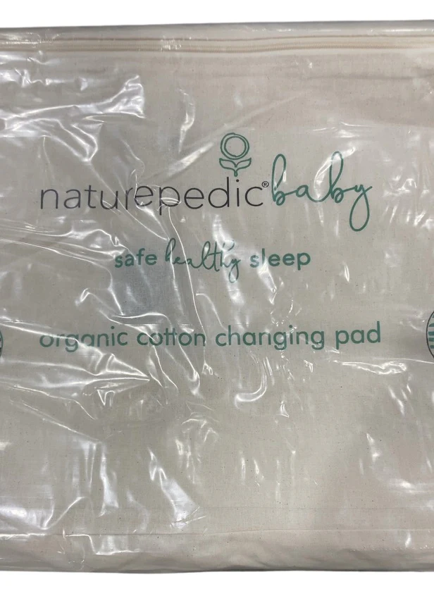 Naturepedic Organic Cotton Changing Pad 2 Sided Contoured, Natural - Image 4