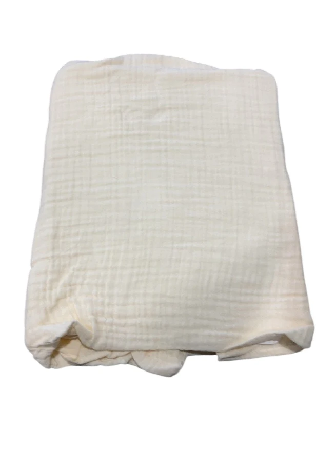 Naturepedic Organic Cotton Crib Sheet, Cream - Image 2