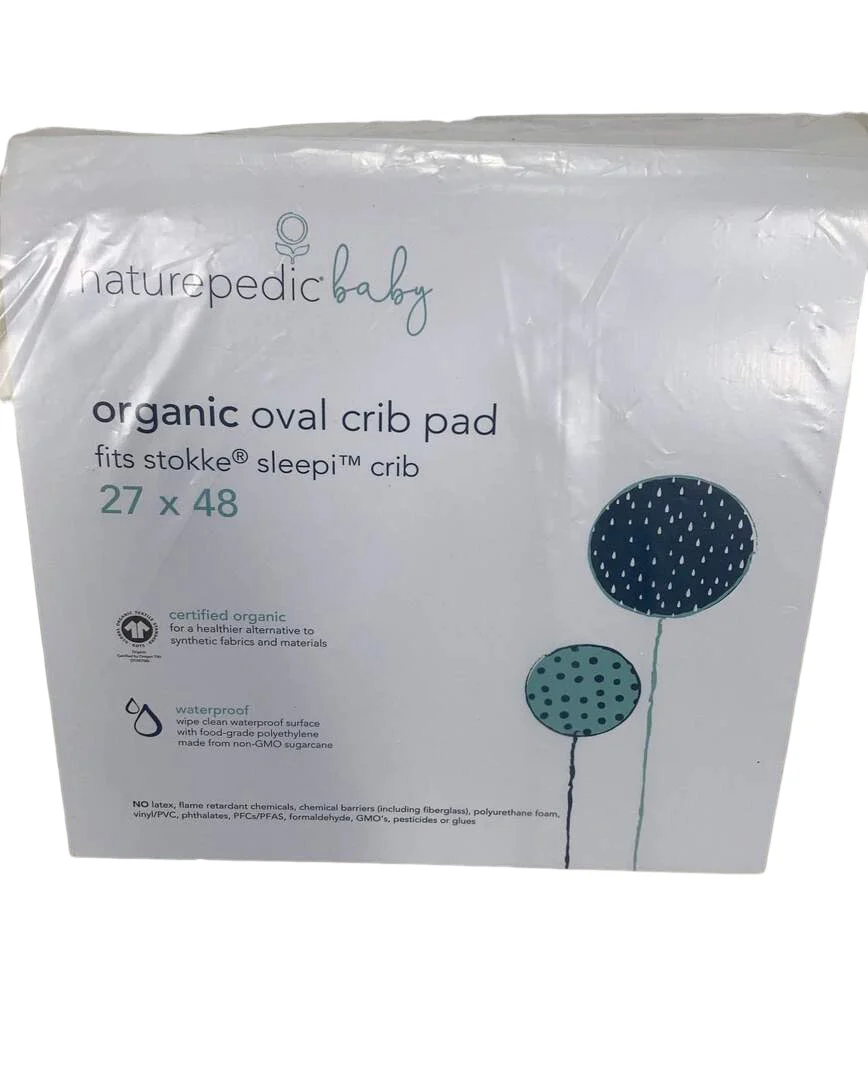 Naturepedic Organic Oval Crib Mattress for Stokke Sleepi Crib, Stokke V2 - Image 3