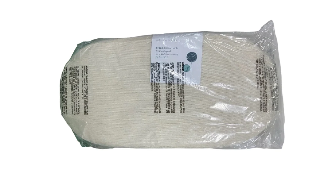 Naturepedic Organic Oval Crib Mattress for Stokke Sleepi Crib, Stokke V3 - Image 3