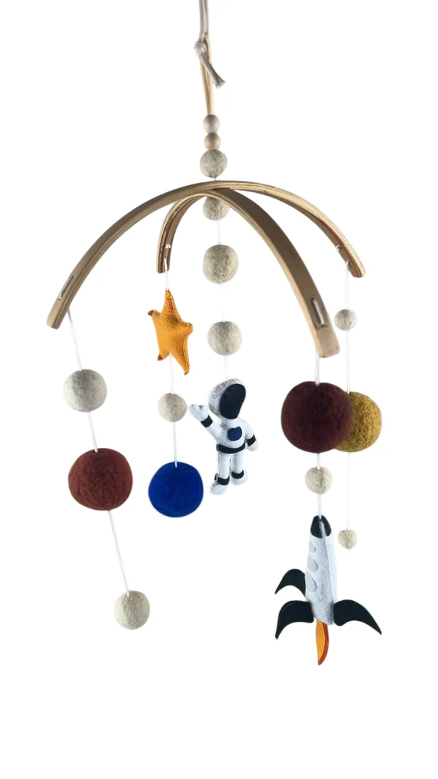 Nestig Wool Mobile, Starship - Image 2