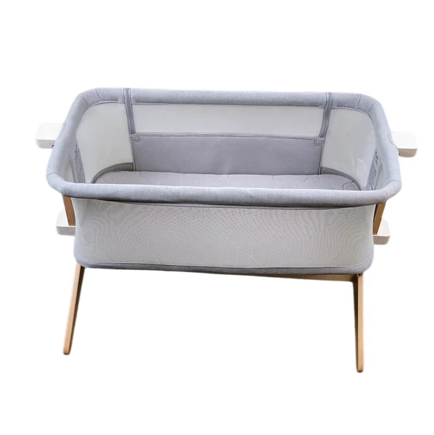 Newton Bassinet And Bedside Sleeper, Grey/Birch - Image 5
