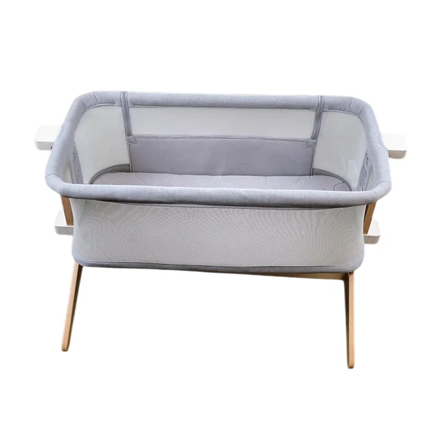 Newton Bassinet And Bedside Sleeper, Grey/Birch - Image 3