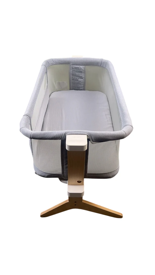 Newton Bassinet And Bedside Sleeper, Grey/Birch - Image 3