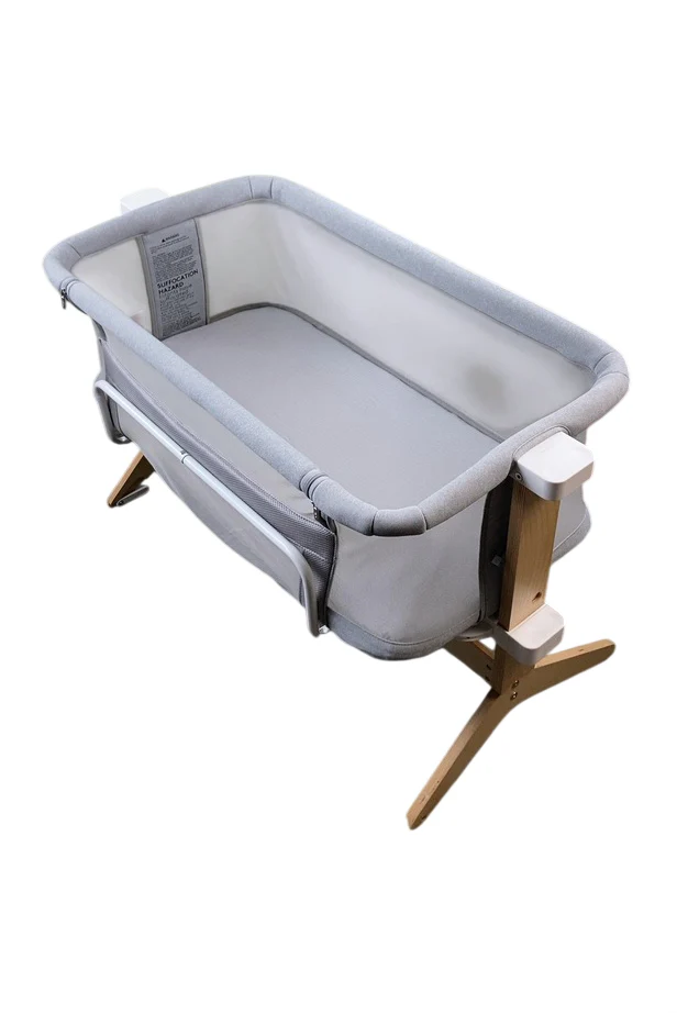 Newton Bassinet And Bedside Sleeper, Grey/Birch - Image 2