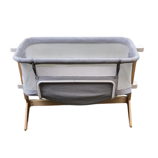 Newton Bassinet And Bedside Sleeper, Grey/Birch