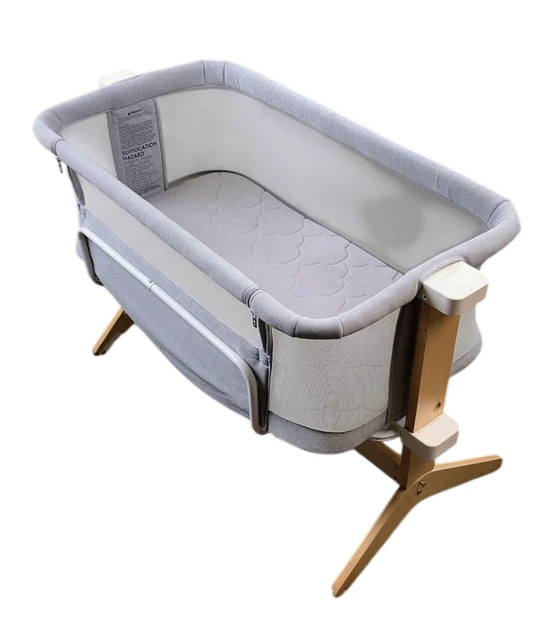 Newton Bassinet And Bedside Sleeper, Grey/Birch - Image 2