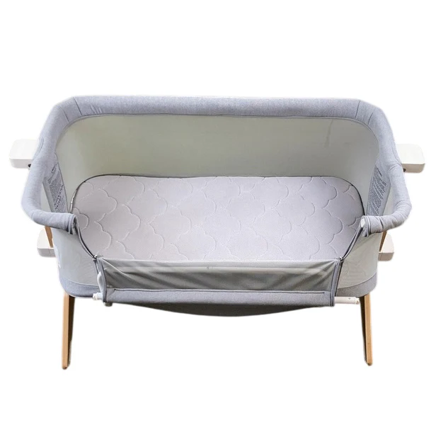 Newton Bassinet And Bedside Sleeper, Grey/Birch - Image 6