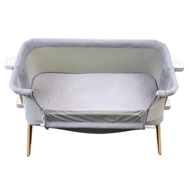 Newton Bassinet And Bedside Sleeper, Grey/Birch - Image 3