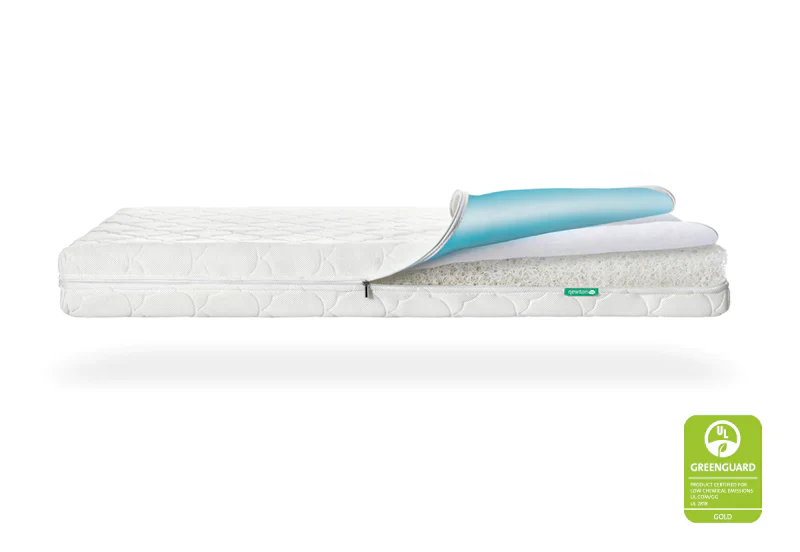 Newton Extra Crib Mattress Cover Waterproof, Cloud White