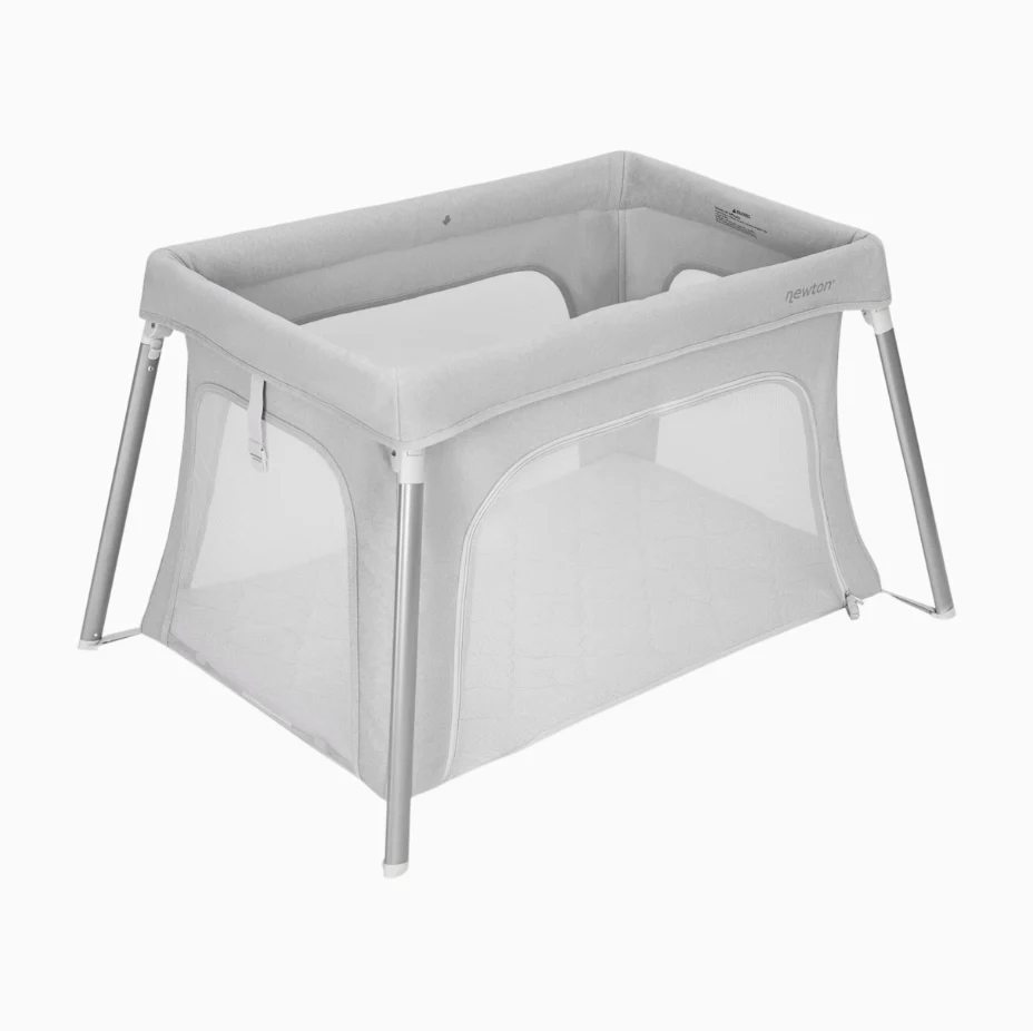Newton Travel Crib and Playard, 2024, Compact, Grey