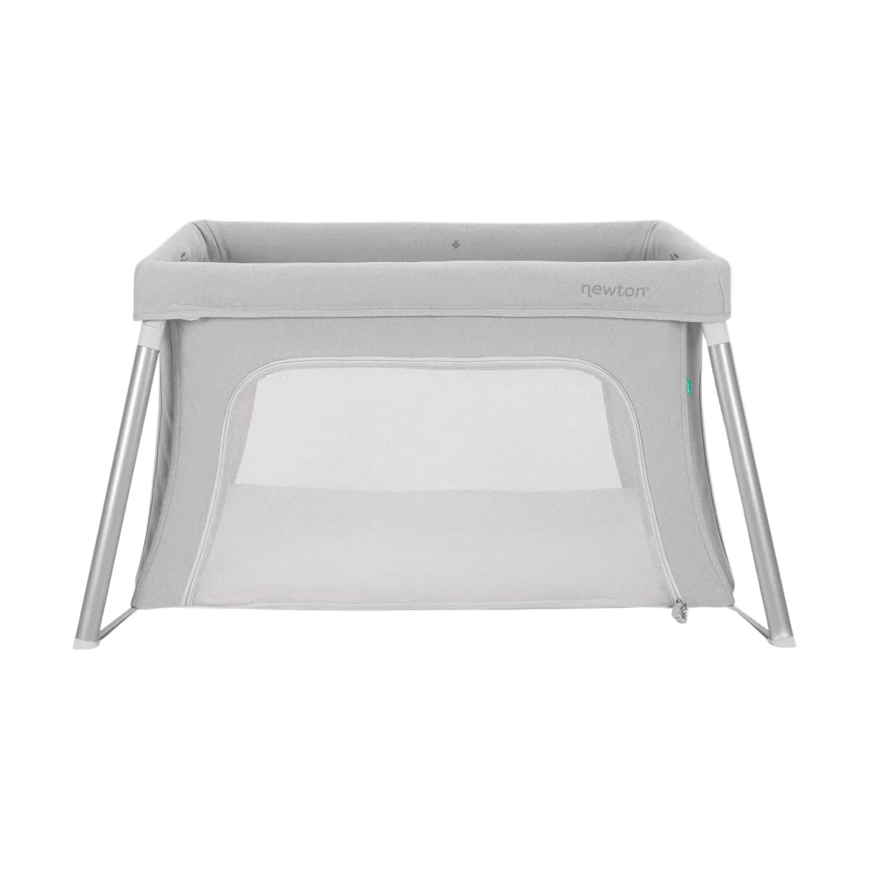 Newton Travel Crib and Playard, Grey, 2025, Compact
