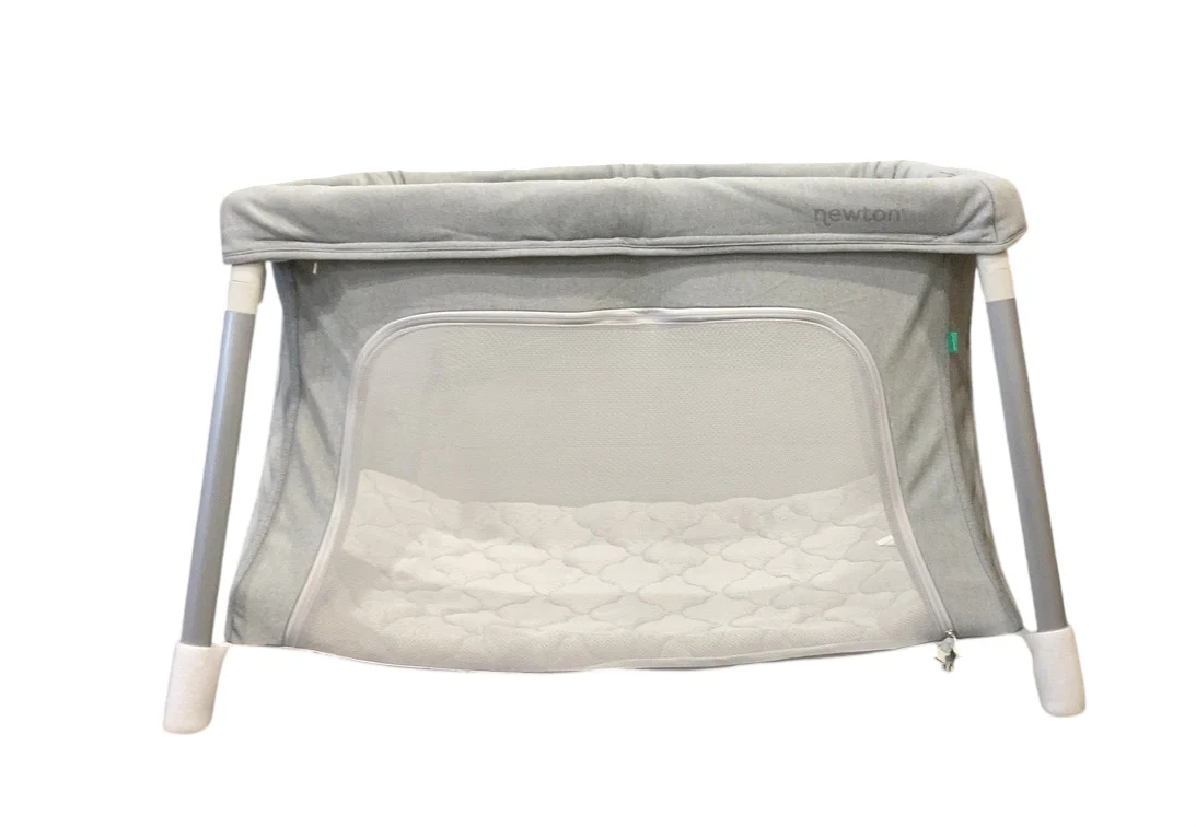 Newton Travel Crib and Playard, Grey, 2025, Compact