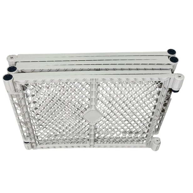 North States Superyard Playard/Barrier with Wall Mount Kit, Light Gray - Image 5