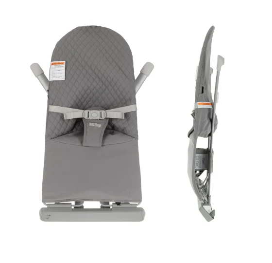 Nuby Baby Bouncer Seat, Grey - Image 3