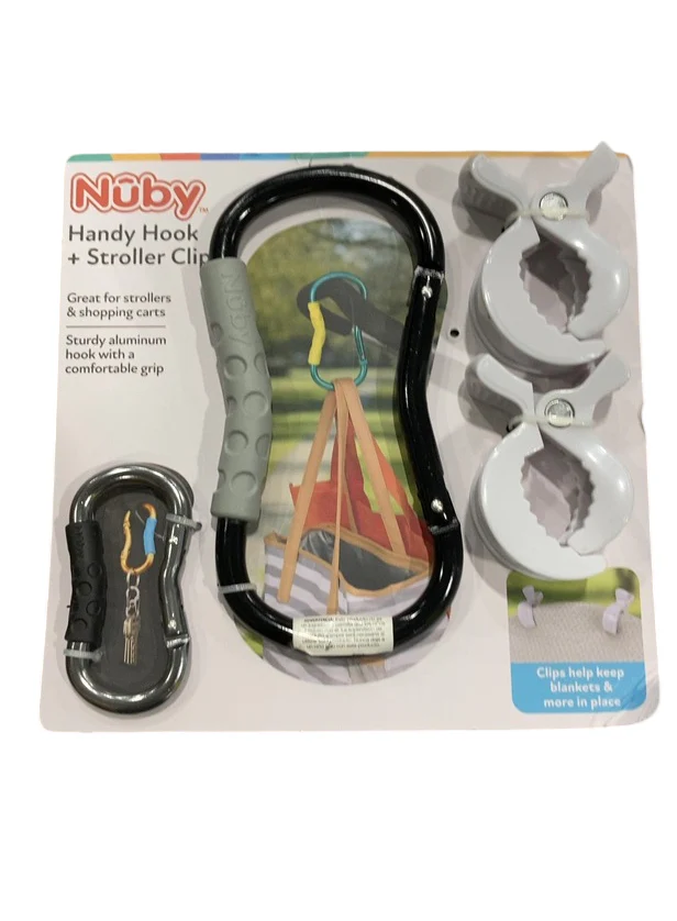 Nuby Handy Hook Stroller Organizer Set, 4 pack - Image 3