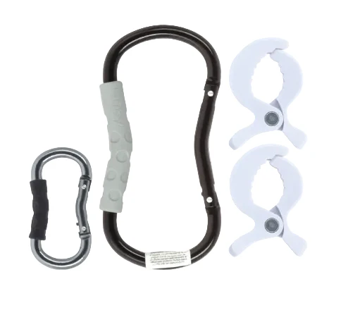Nuby Handy Hook Stroller Organizer Set, 4 pack - Image 4