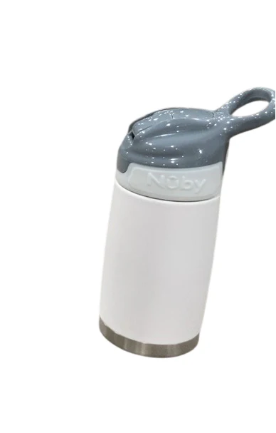 Nuby Thirsty Kids Water Bottle, Reflex, White - Image 2