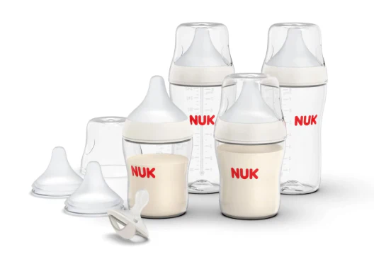 NUK Perfect Match Natural+ Anti Colic Newborn Gift Set, White