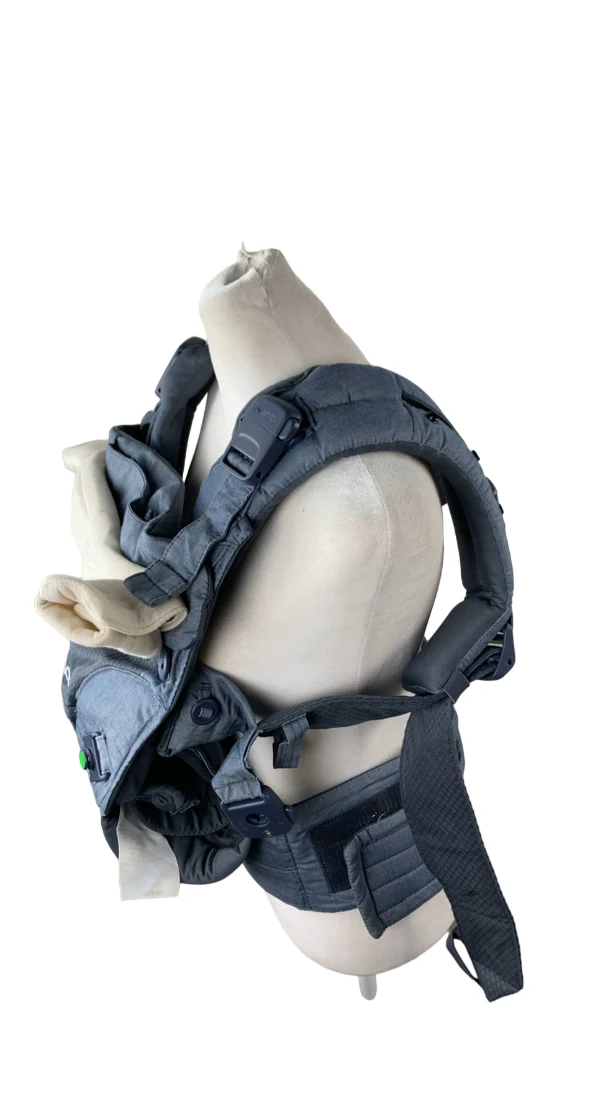 Nuna Cudl Baby Carrier, Softened Denim - Image 3