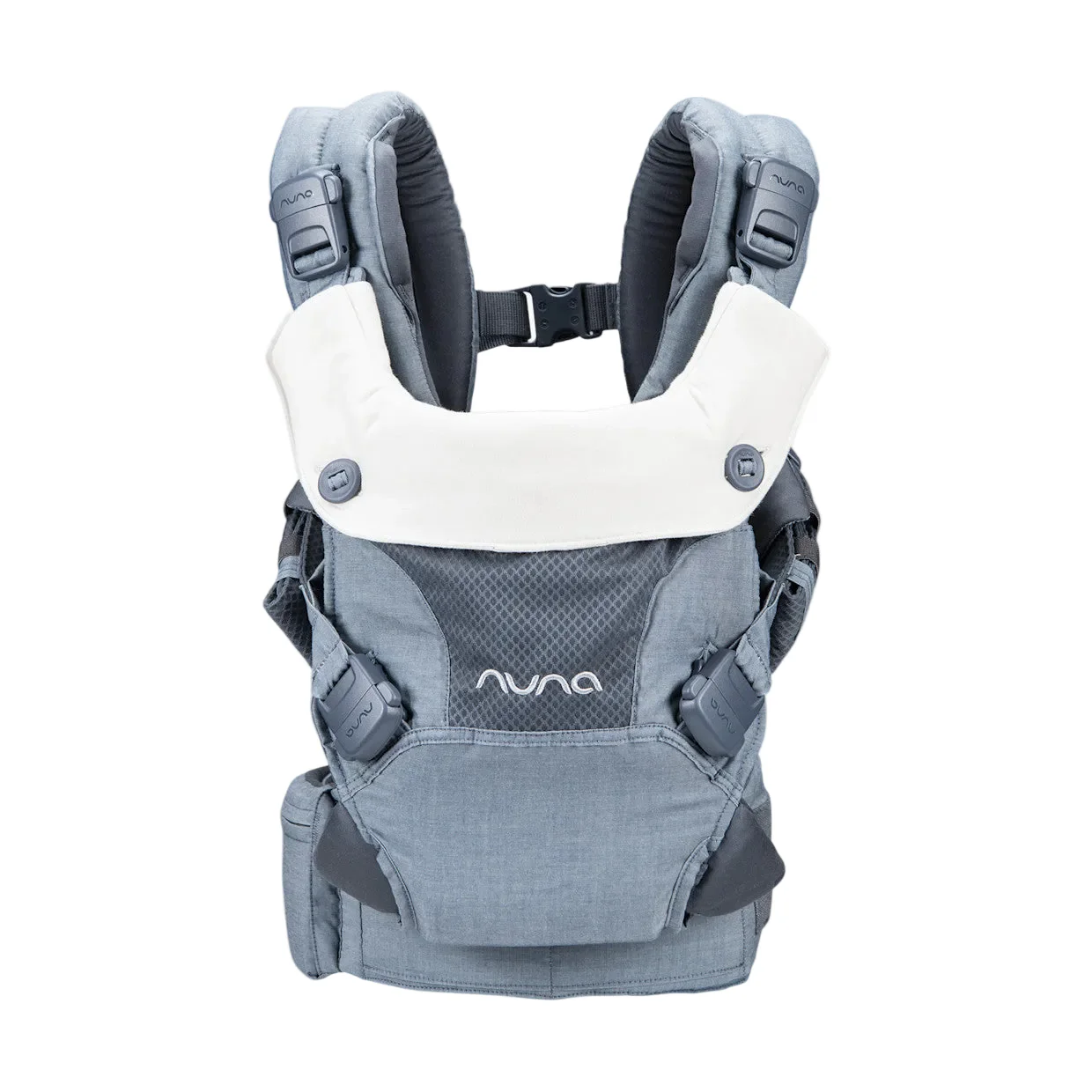 Nuna Cudl Baby Carrier, Softened Denim - Image 3