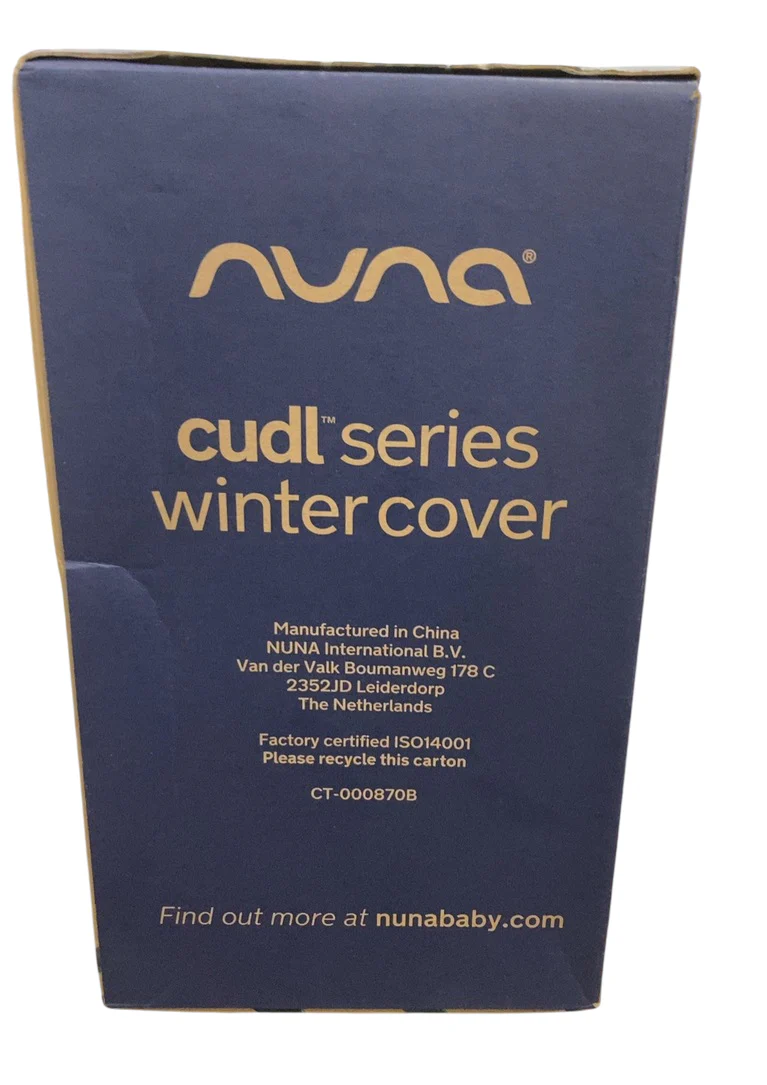 Nuna CUDL Winter Cover, Black - Image 3