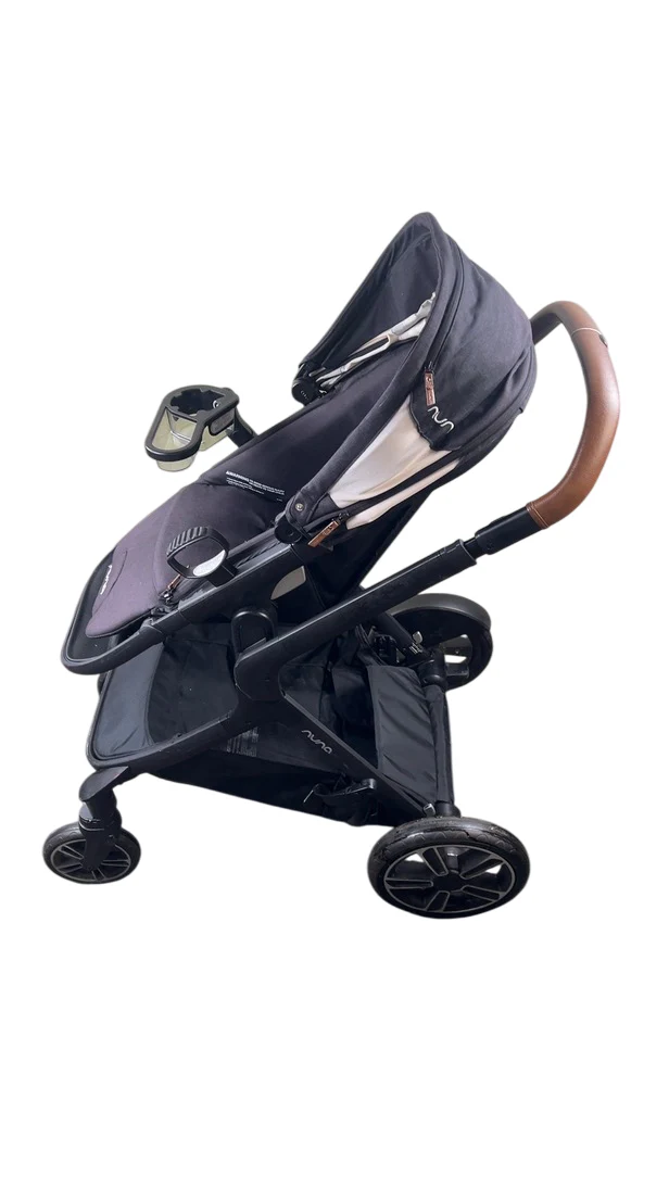 Nuna Demi Grow Stroller, 2022, Caviar - Image 4