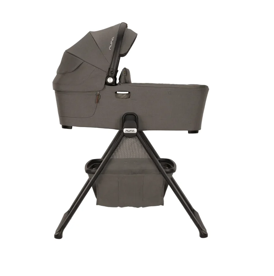 Nuna Demi Next Bassinet + Stand, Granite - Image 2