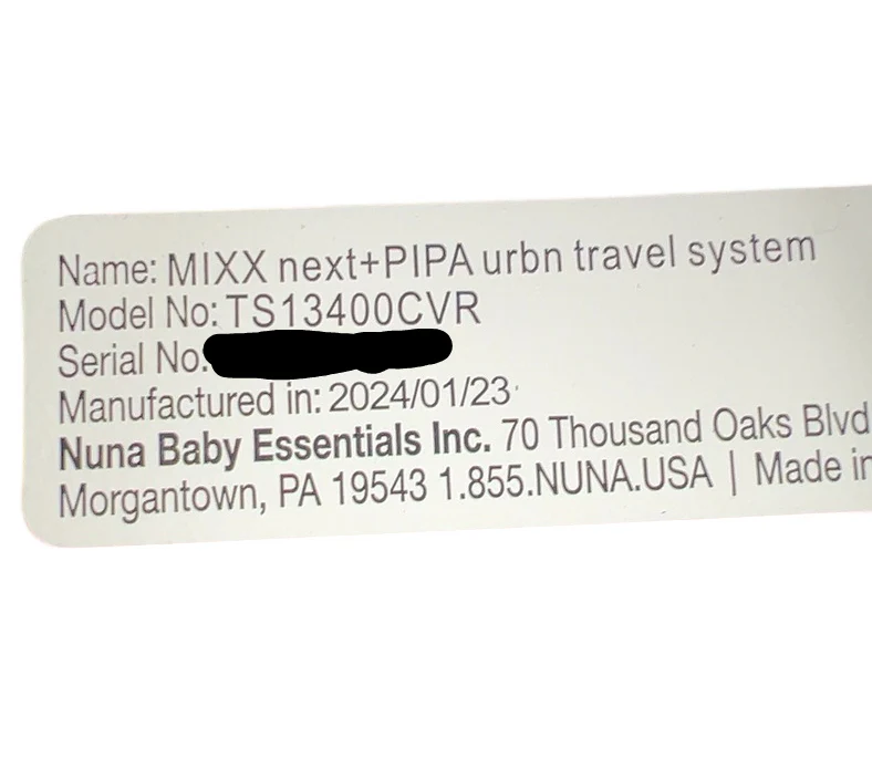 Nuna Mixx Next + Pipa Urbn Travel System, 2024, Caviar - Image 14