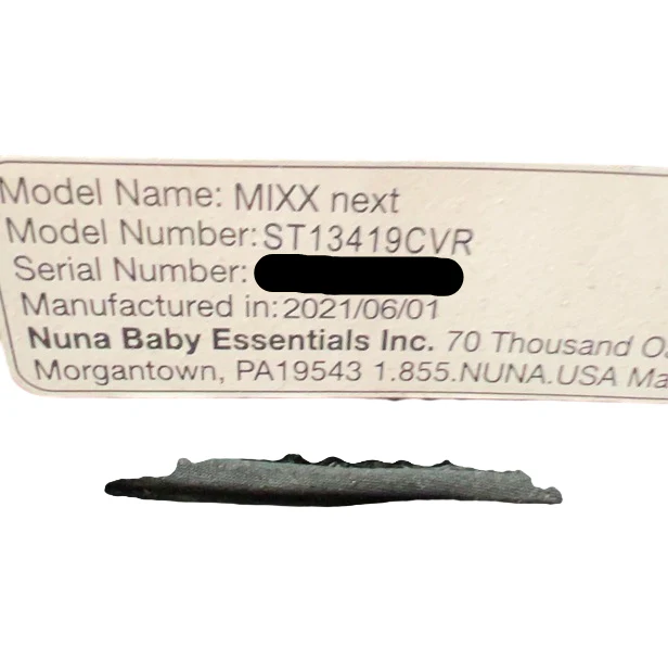 Nuna MIXX Next Stroller, 2021, Caviar - Image 11
