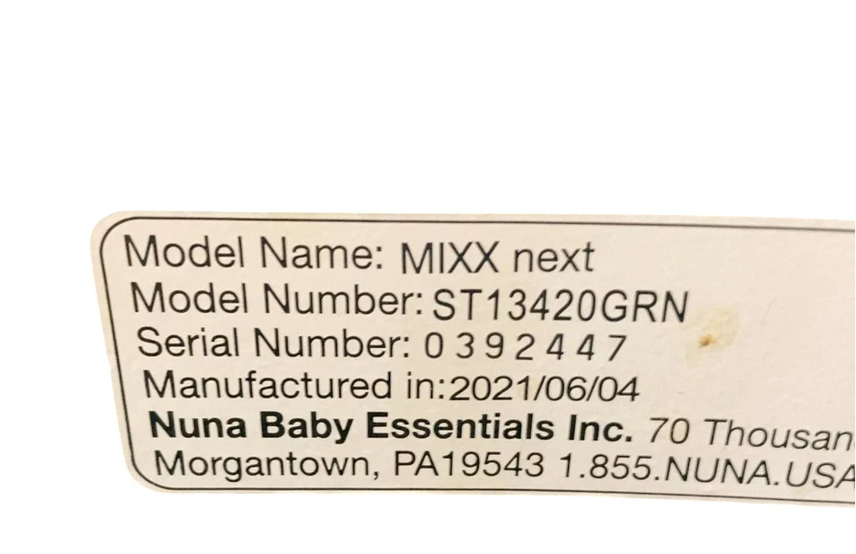 Nuna MIXX Next Stroller, 2021, Granite - Image 12