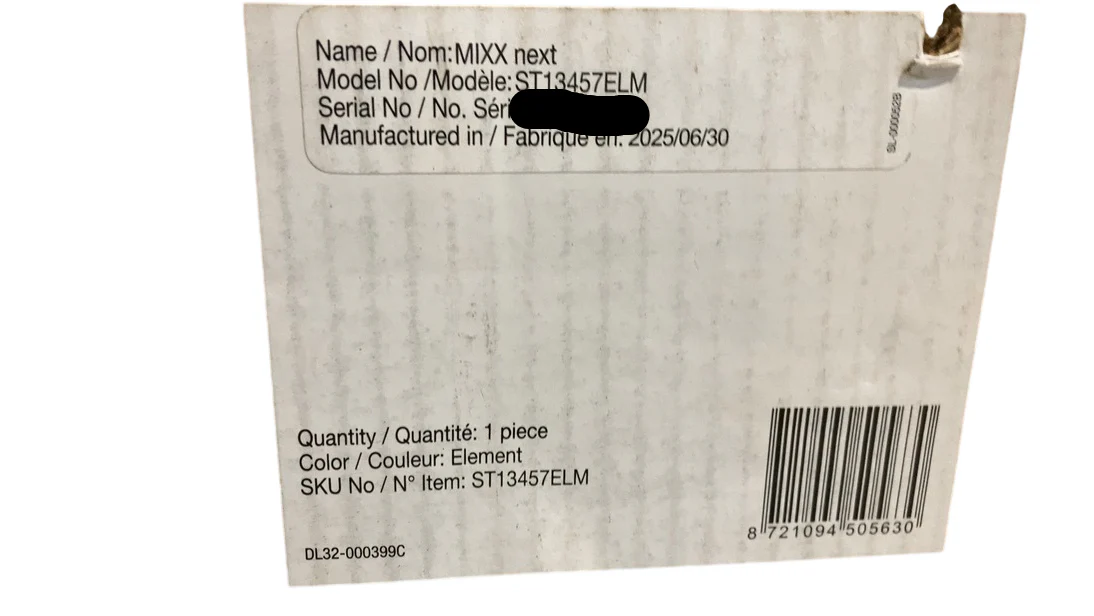 Nuna MIXX Next Stroller, 2025, Element/BMW - Image 2