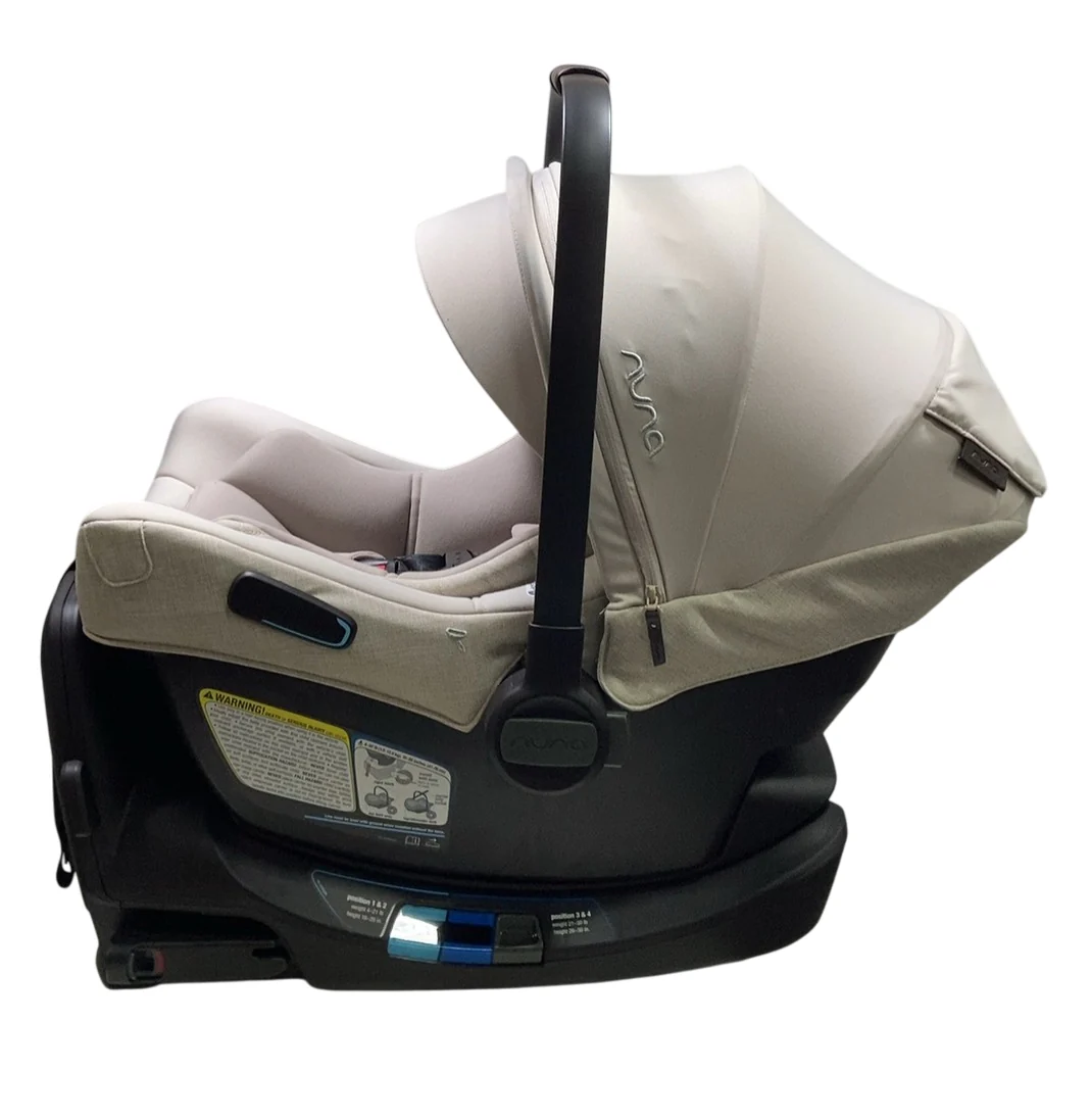 Nuna Pipa Aire RX Infant Car Seat, 2024, Biscotti - Image 3
