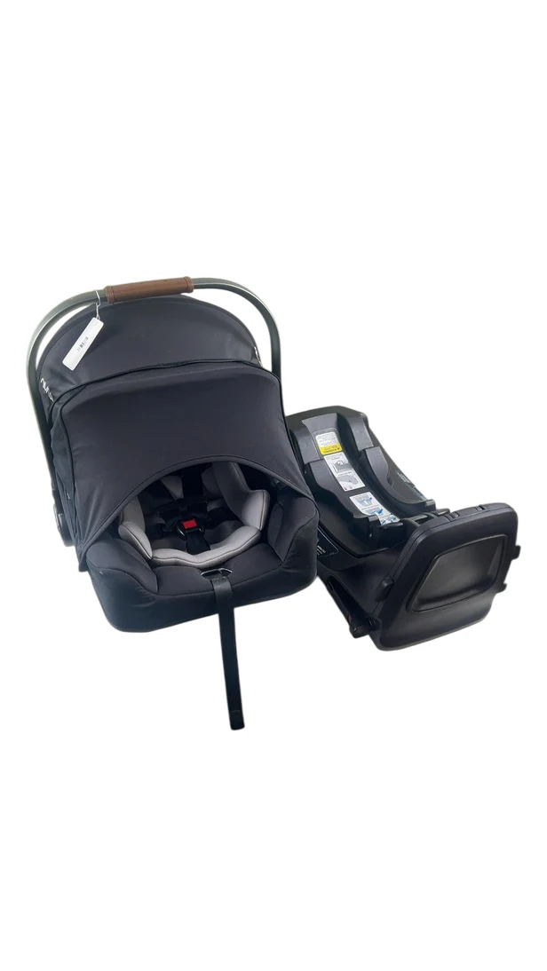 Nuna PIPA rx Infant Car Seat with RELX Base, 2024, Caviar