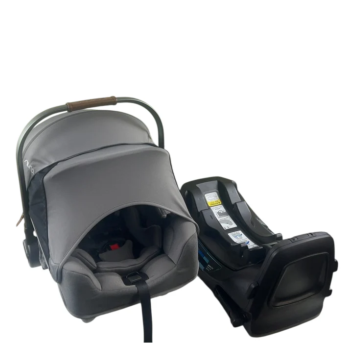 Nuna PIPA rx Infant Car Seat with RELX Base, 2024, Granite