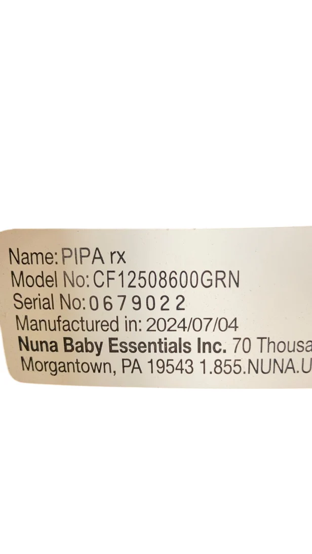 Nuna PIPA rx Infant Car Seat with RELX Base, 2024, Granite - Image 7