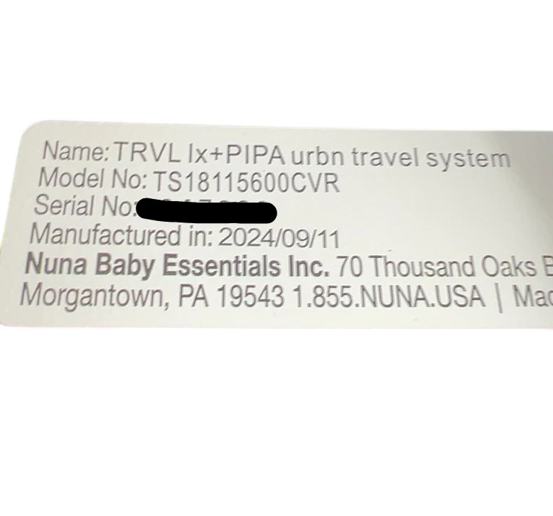 Nuna Pipa Urbn Infant Car Seat, 2024, Caviar - Image 6