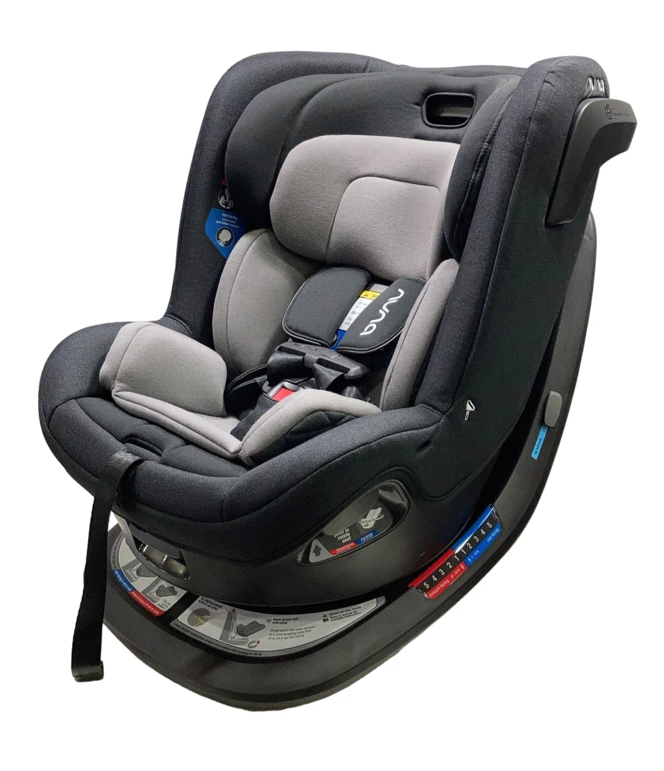 Nuna Revv Rotating Convertible Car Seat, 2023, Caviar