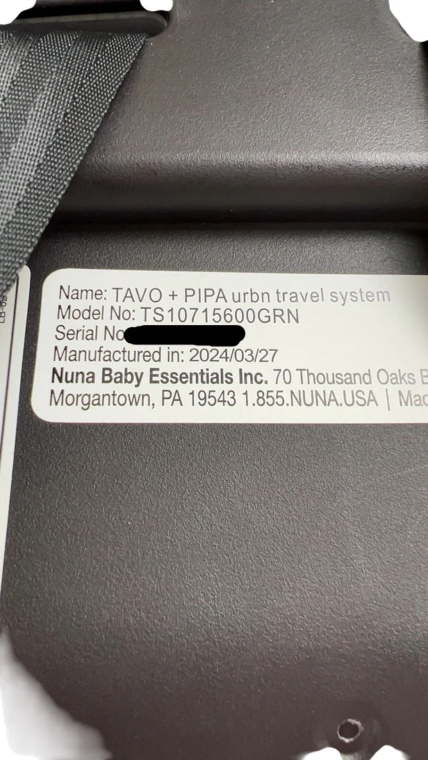 Nuna Tavo + Pipa Urbn Travel System, Granite, 2024 - Image 15