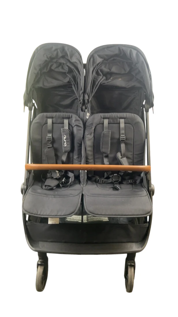 Nuna TRVL Dubl Stroller, 2024, Caviar - Image 4
