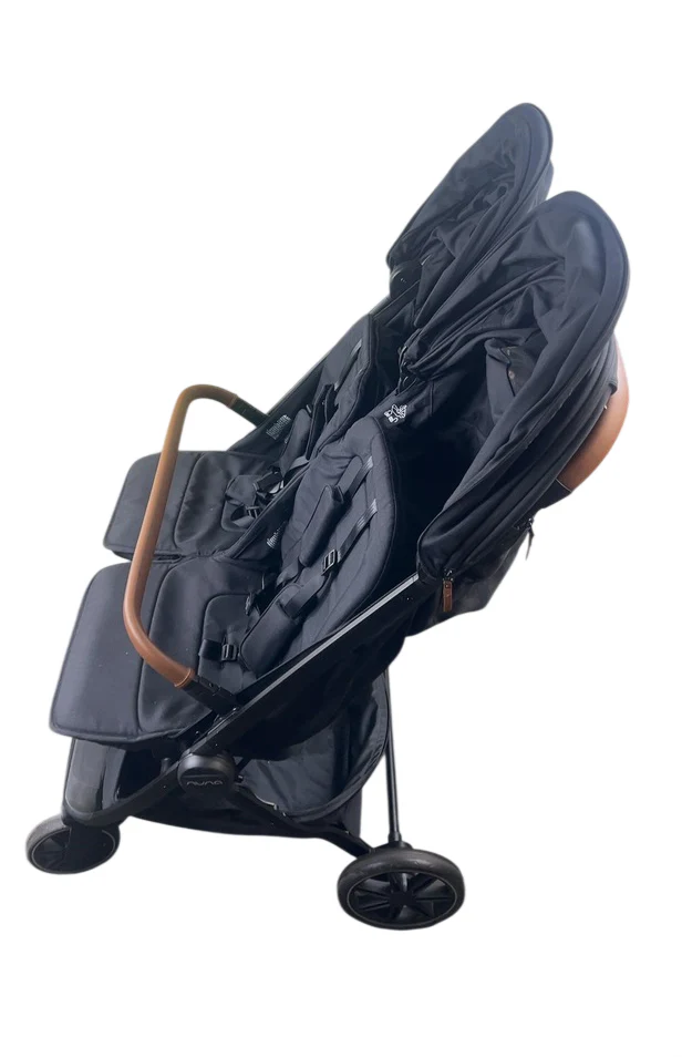 Nuna TRVL Dubl Stroller, 2024, Caviar - Image 7