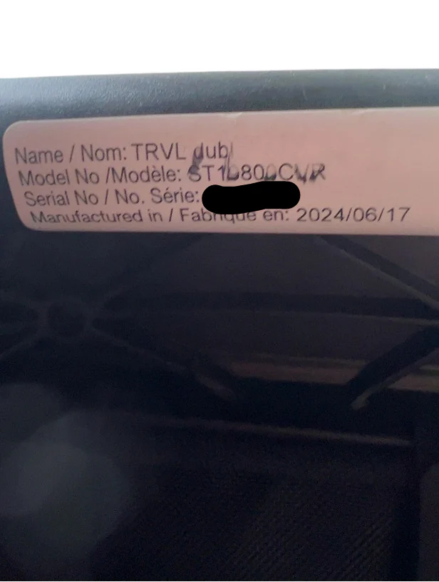 Nuna TRVL Dubl Stroller, 2024, Caviar - Image 9