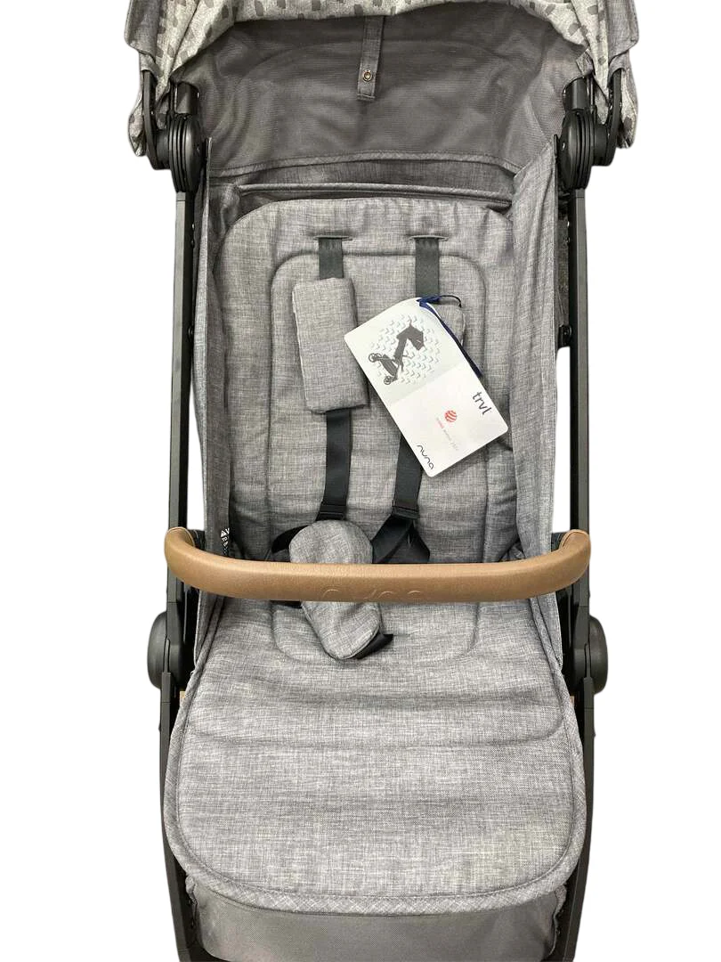 Nuna Trvl Stroller, 2022, Brushstroke Dot Granite - Image 5