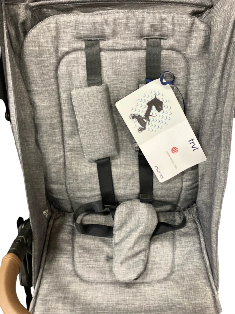 Nuna Trvl Stroller, 2022, Brushstroke Dot Granite - Image 6