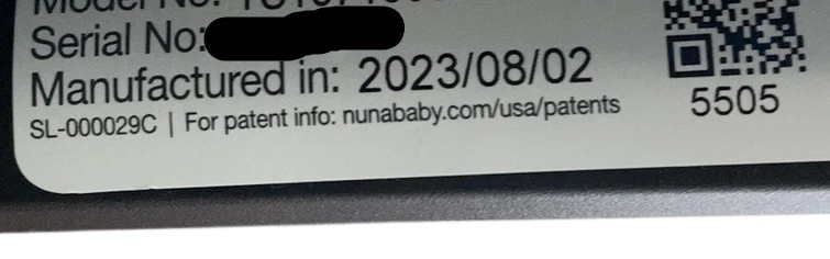 Nuna Trvl Stroller, 2023, Droplet Dot - Image 4