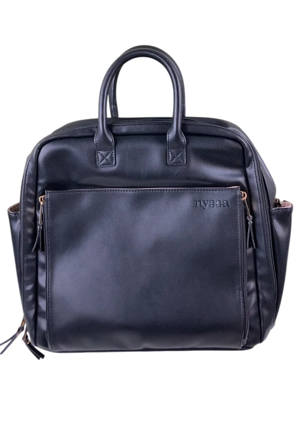 Nyssa Mother Bag, Jet Black - Image 3