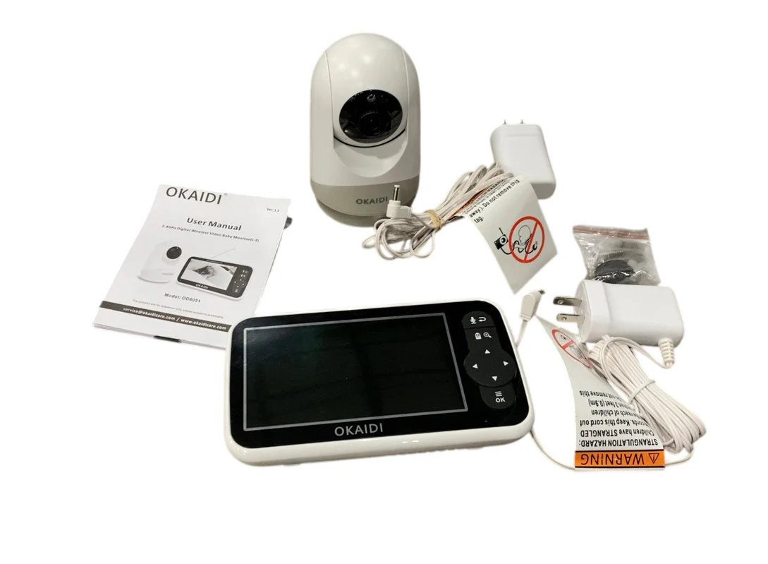 Okaidi 5" Video Baby Monitor, White