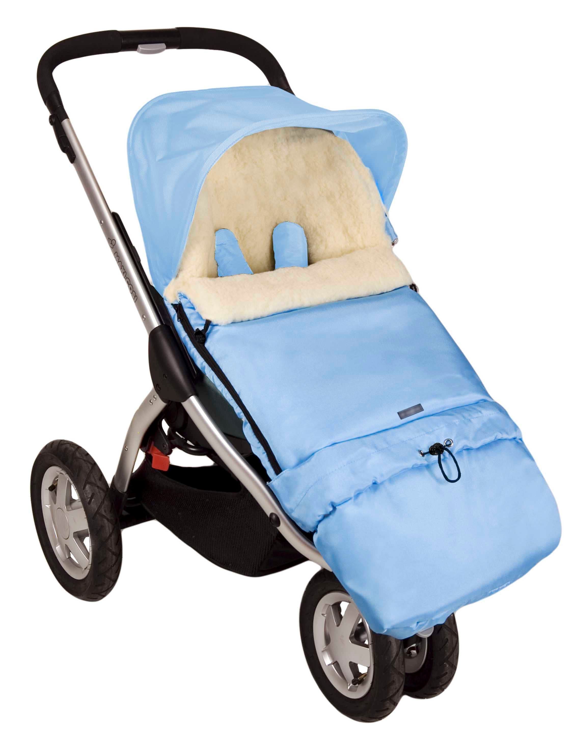 Cover Baby Organic Wool Adjustable Footmuff, Olive - Image 7