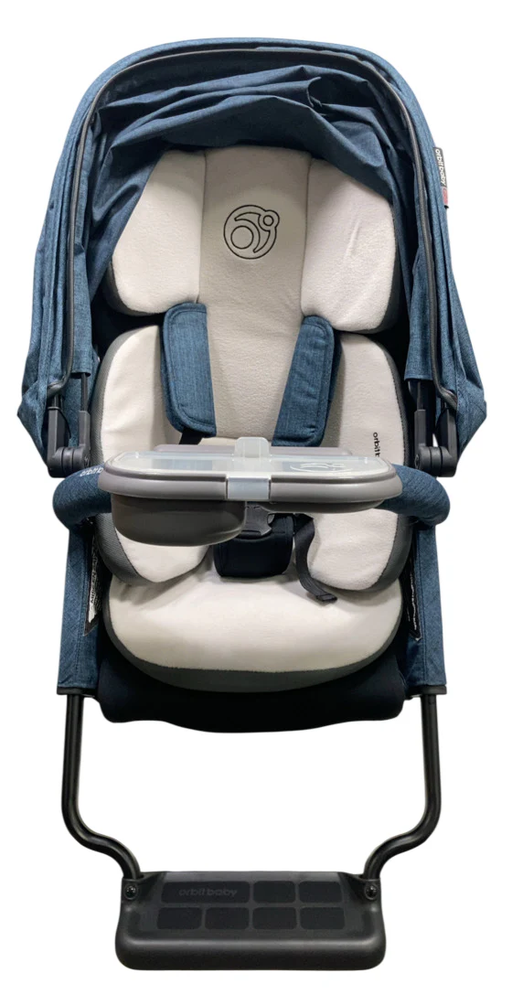 Orbit Baby G5/X5/Helix+ Stroller Seat, 2023, Melange Navy - Image 5